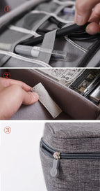 Large Capacity Travel Electronics Accessories Organizer