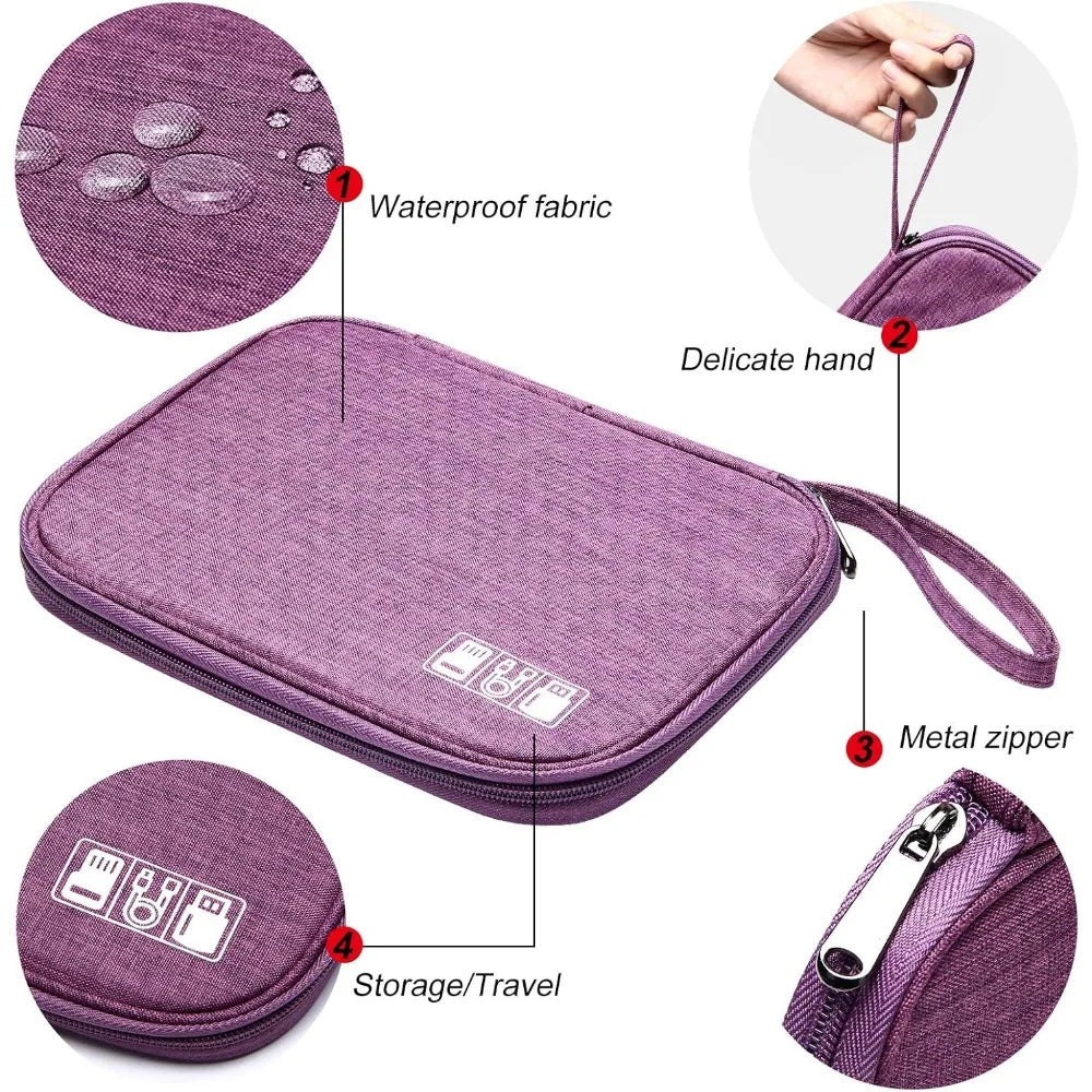 Travel Electronics Organizer Bag