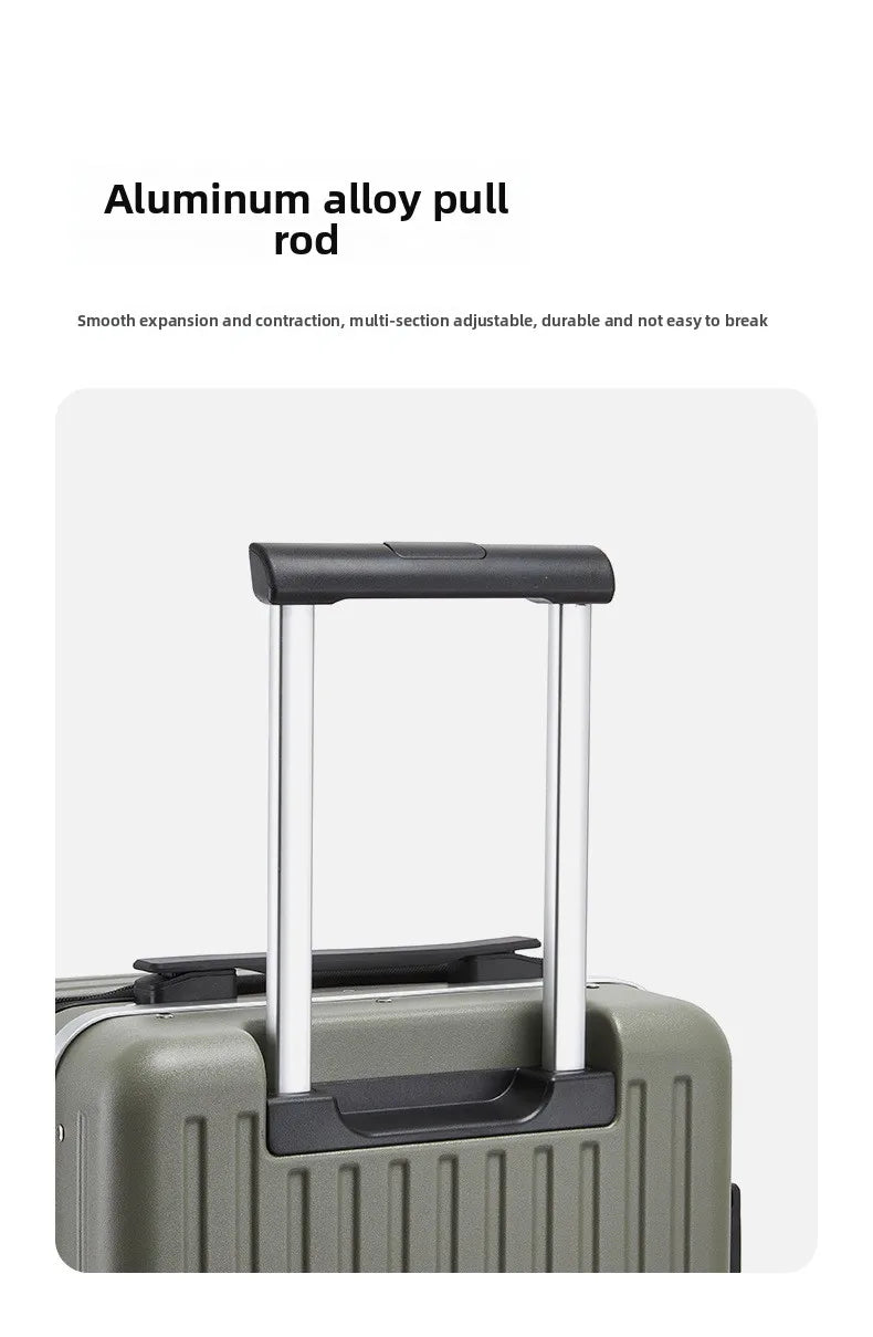 20" Multifunctional Front Opening Carry-on Luggage