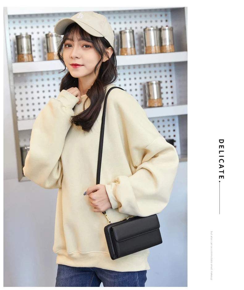 RFID Touchscreen Phone Wallet Crossbody