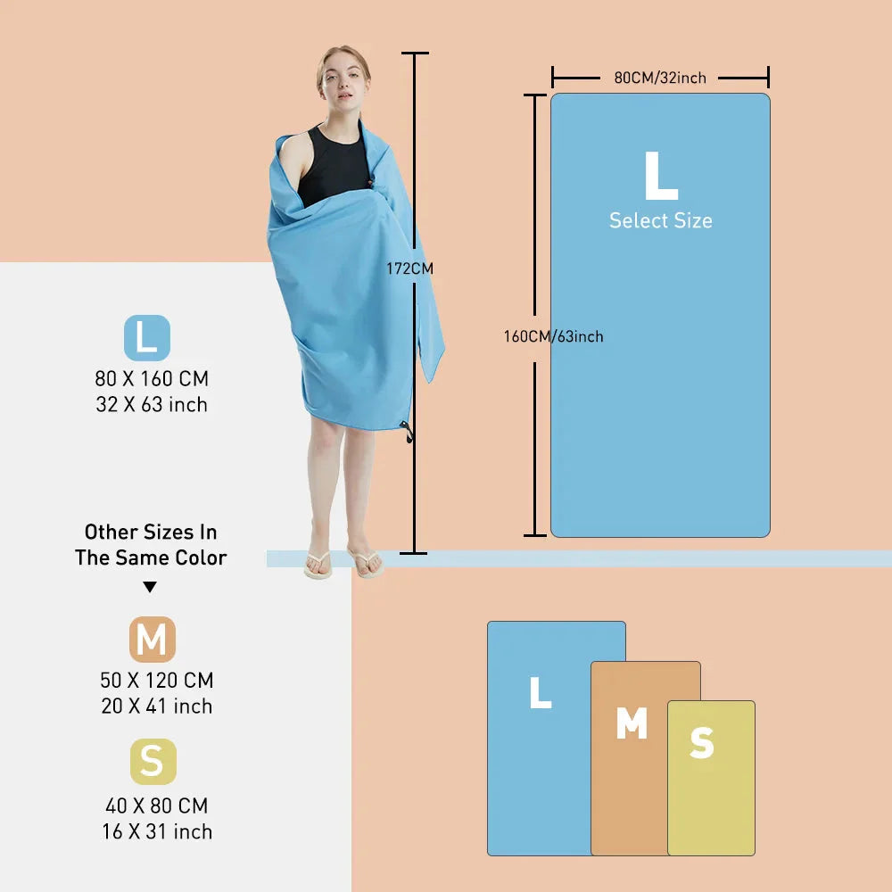 Microfiber Quick-Dry Travel Towel