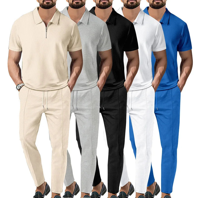 Men's Autumn European and American Casual Comfort Set