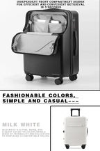 Stylish 20" Lightweight Carry-on w/Cup Holder