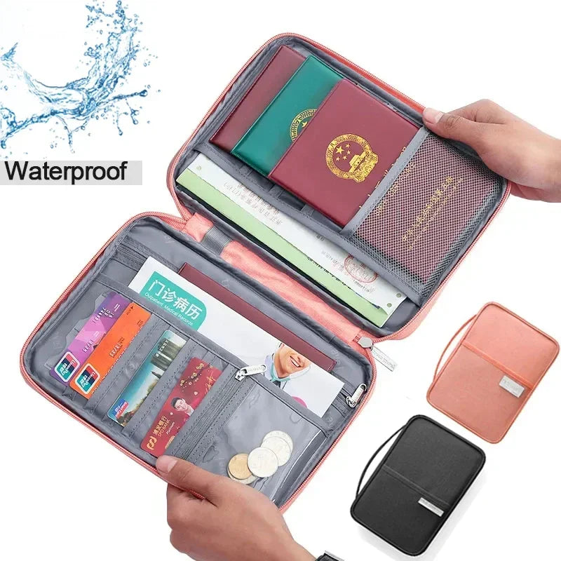 Voyager Women's Passport Wallet – Multi-Function Travel Organizer