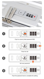 20/24/27 Lightweight Aluminum Hard Shell Luggage