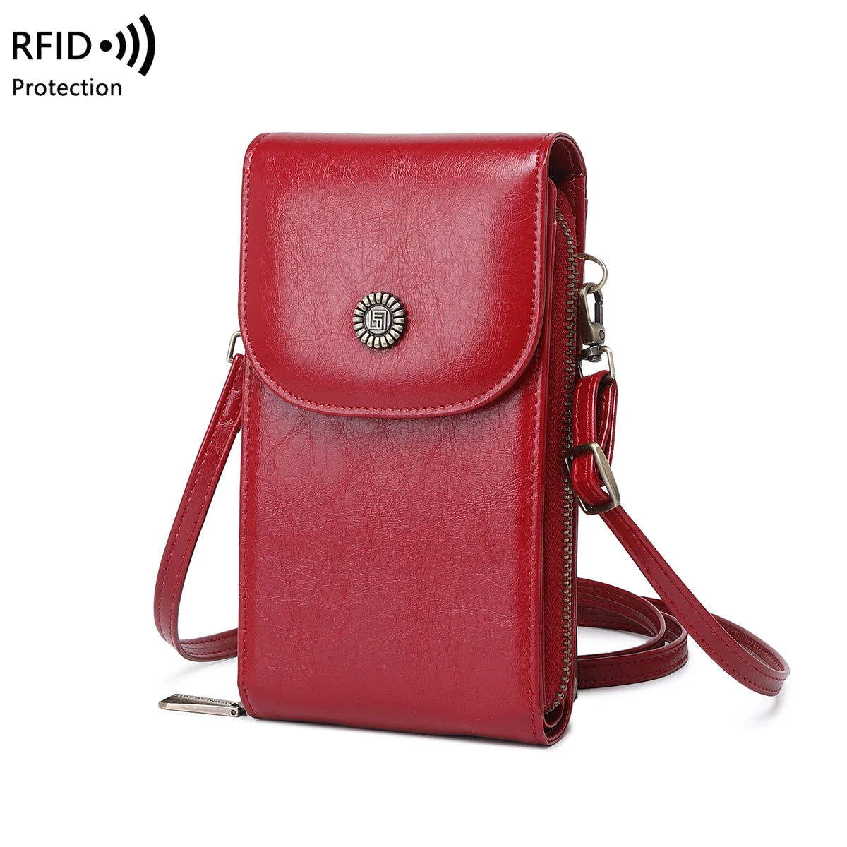 Retro RFID Shoulder Bag