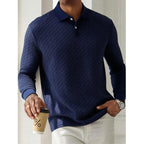 Men's High Quality Long Sleeve Polo Shirt