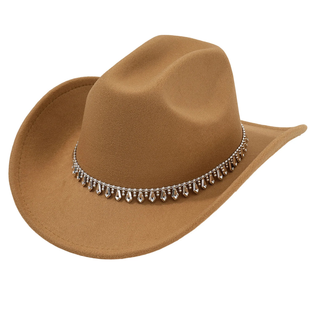 Elegant Wide Brim Fedora Hat