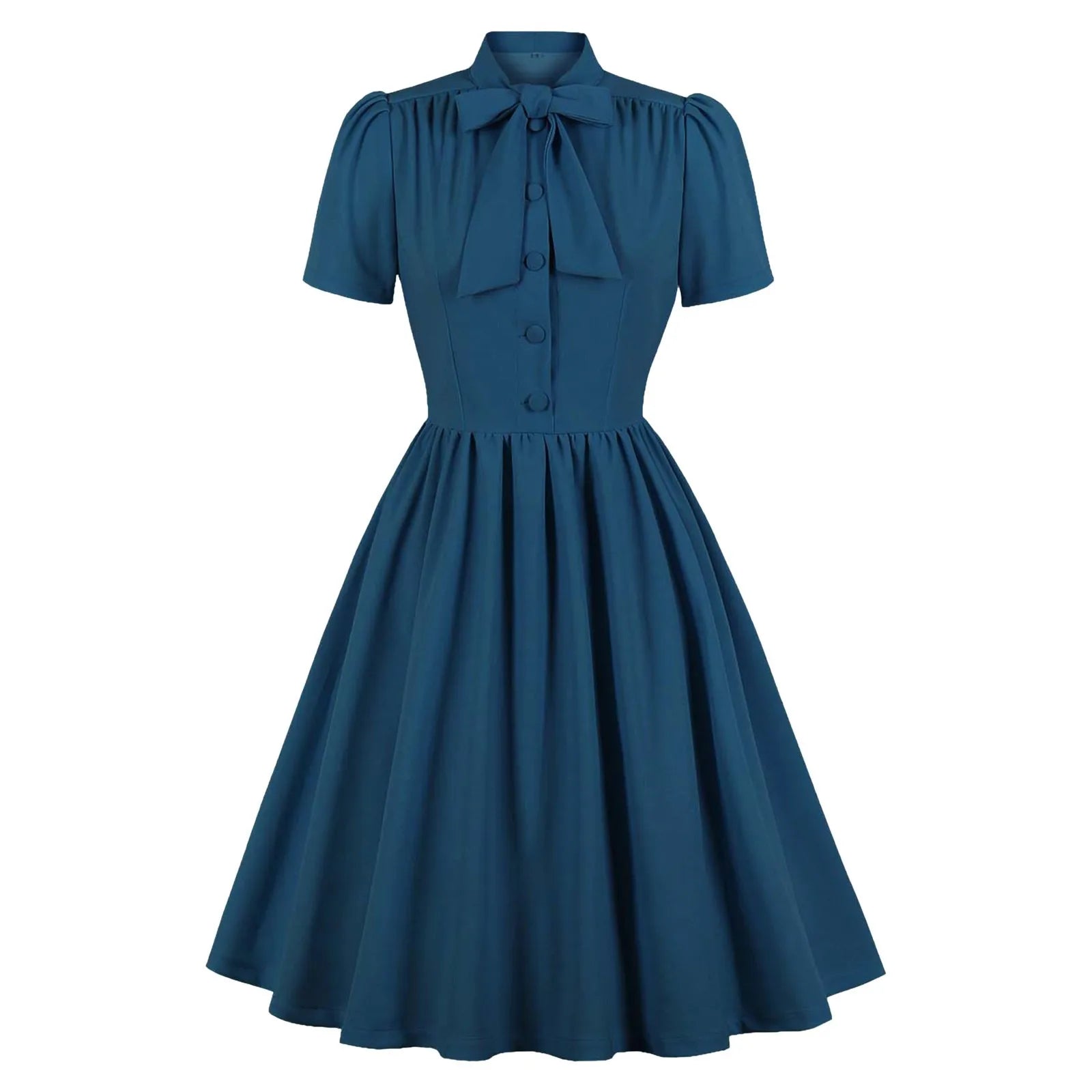 Women's Vintage Lapel Long Dresses
