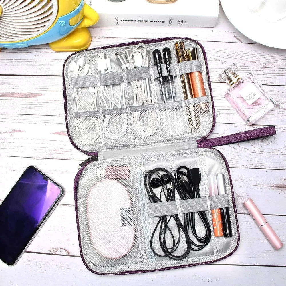 Travel Electronics Organizer Bag