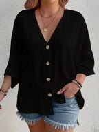 Women's Breathable V-Neck T-shirt