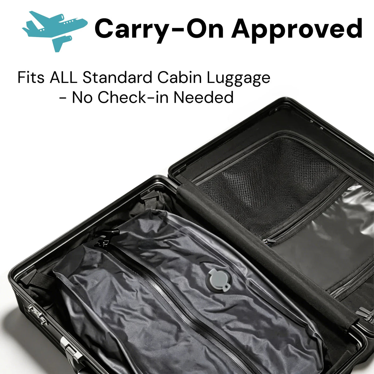 Travel Vacuum Bags & Pump Options