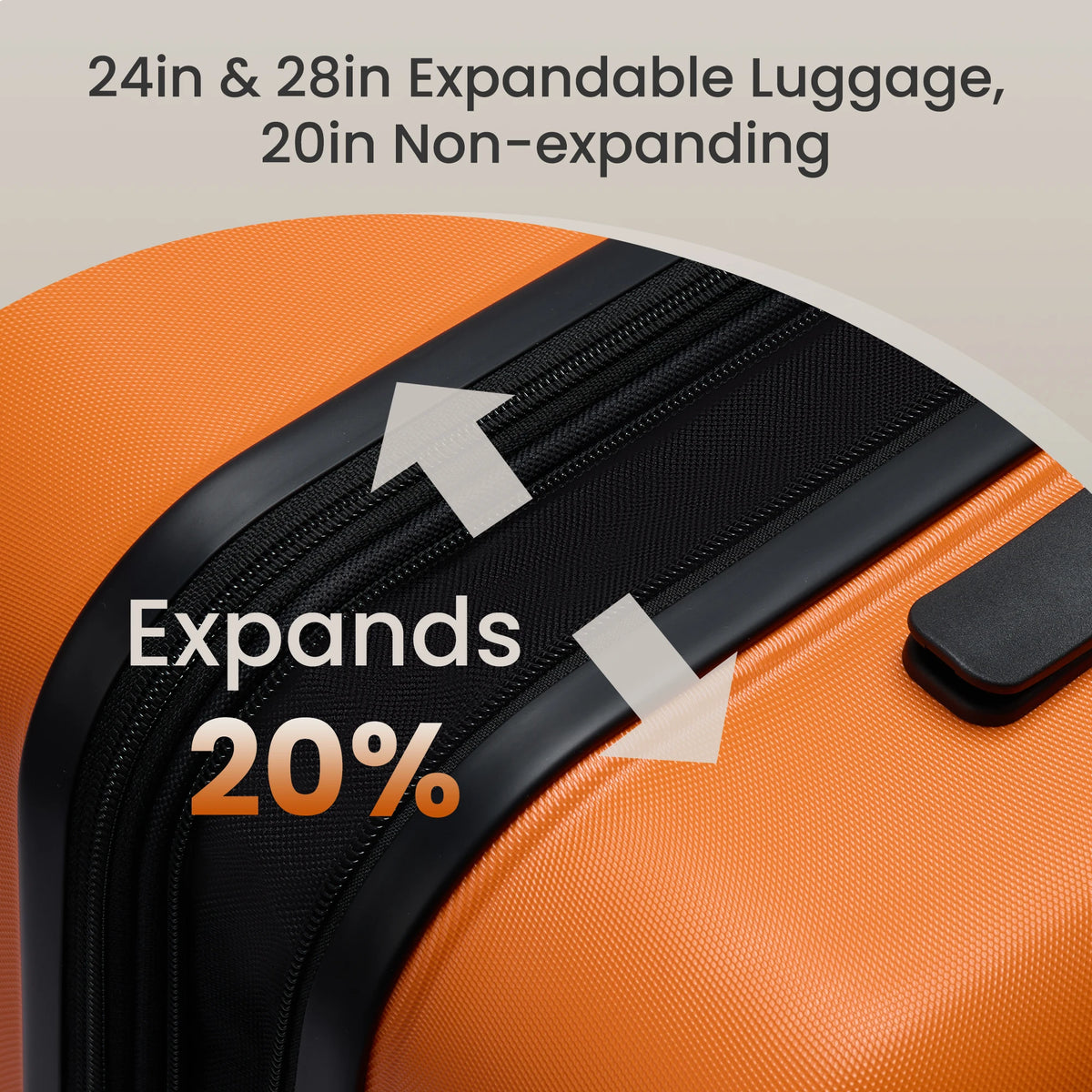 SHOWKOO G-Series 4-Piece Hardside Luggage Set (16"/20"/24"/28")