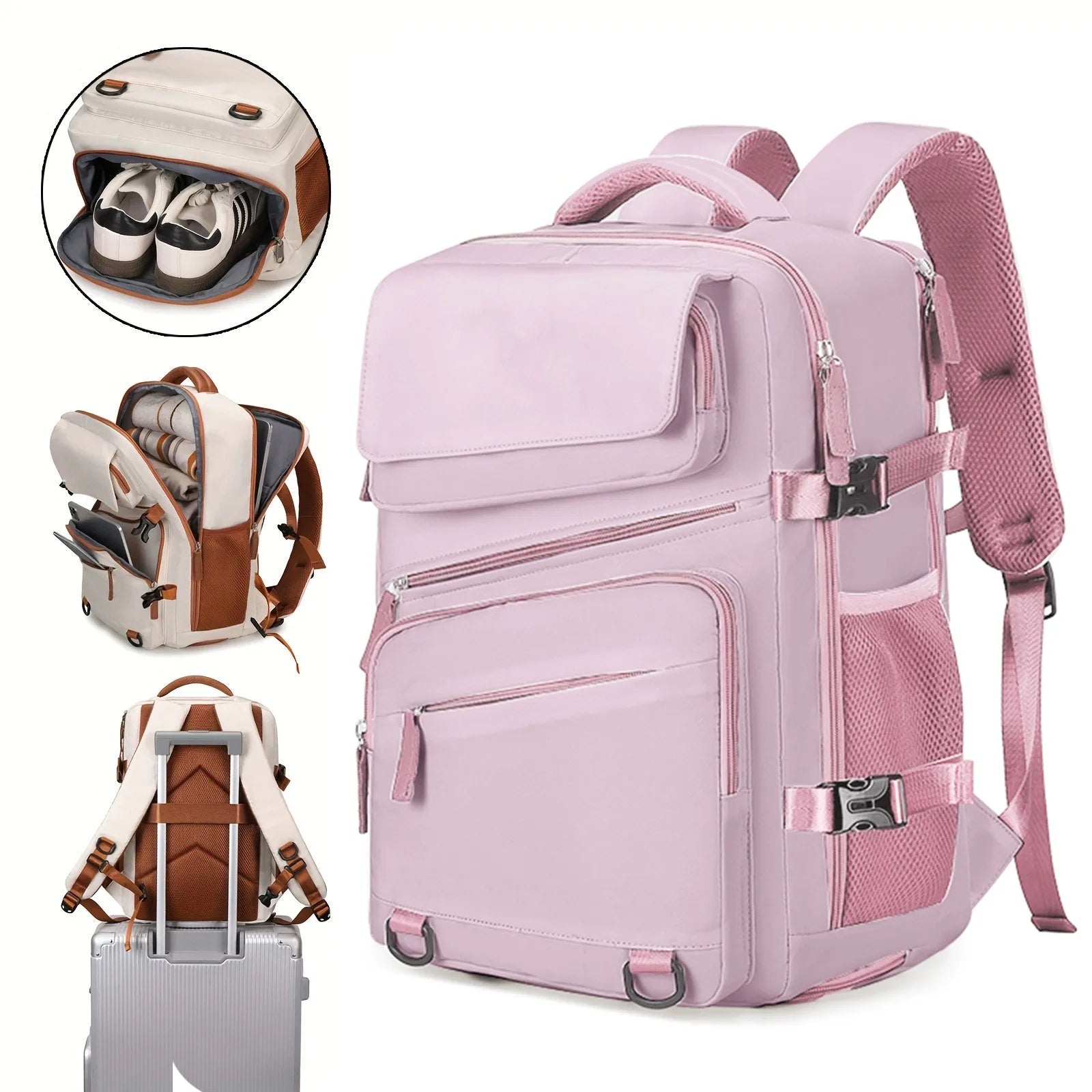 Large Capacity Expandable Backpack
