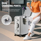 20/24/27 Lightweight Aluminum Hard Shell Luggage