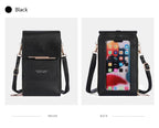Soft Leather Touch Screen Crossbody