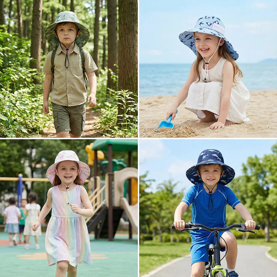 1-10Yr Children's Sun Protection Hat