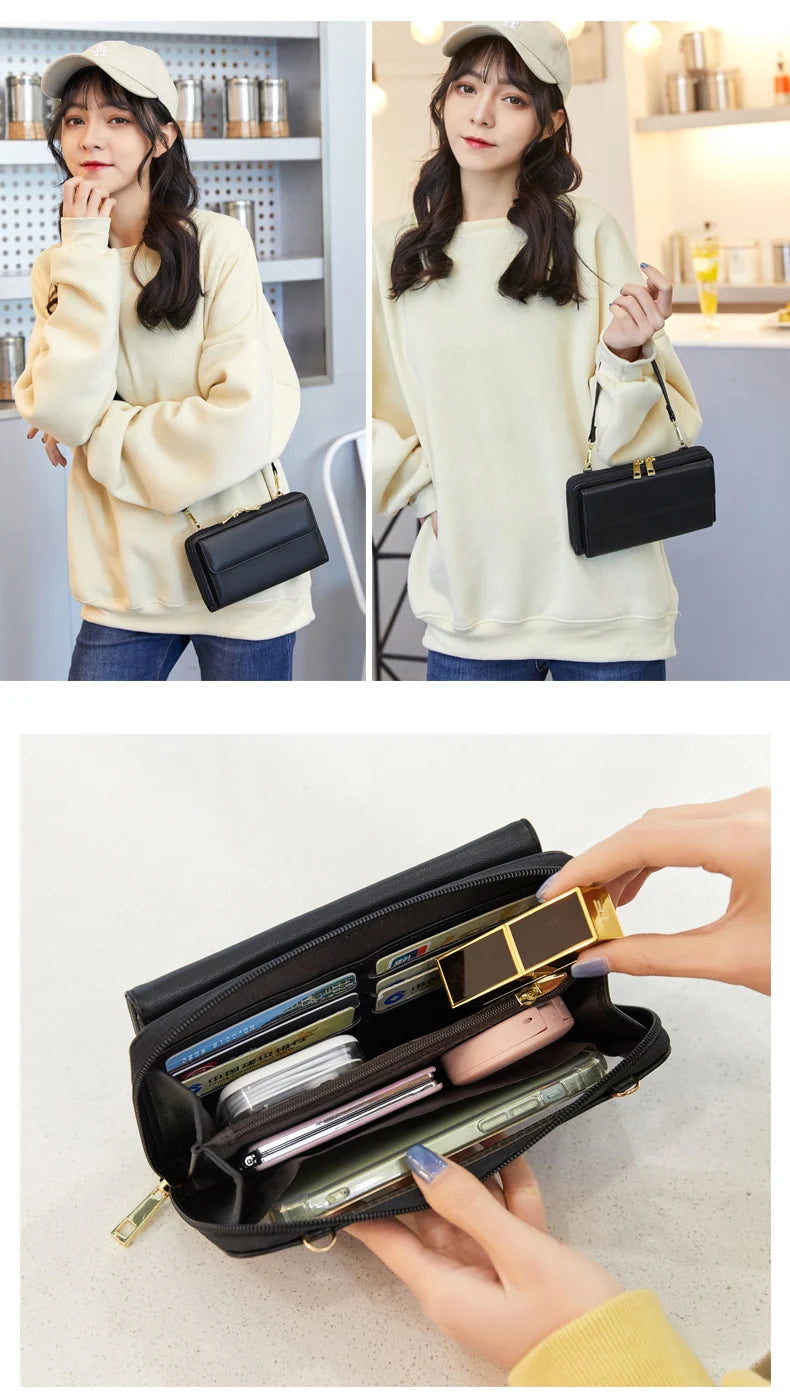 RFID Touchscreen Phone Wallet Crossbody