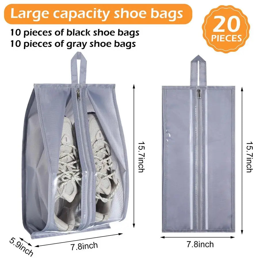 20 Pcs Unisex Shoe Bags