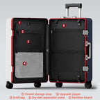 20/24/26" Front Opening Pocket Aluminum Frame Luggage