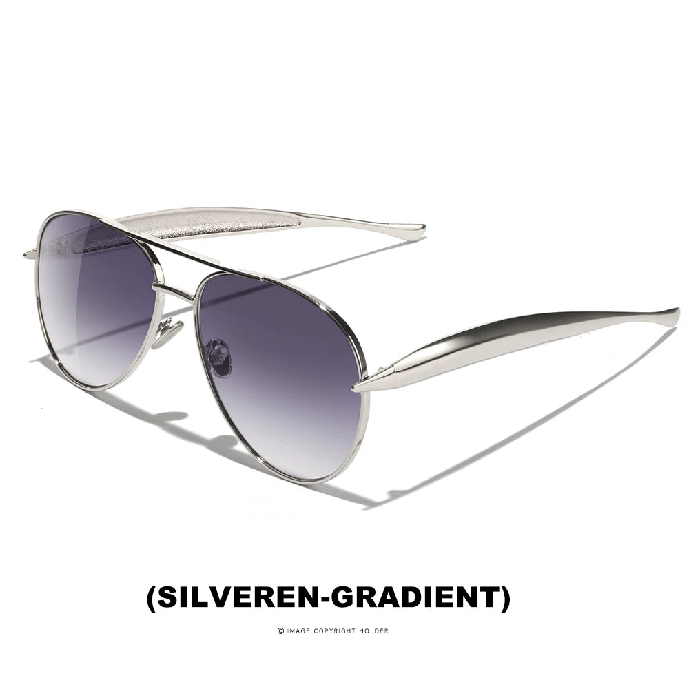 Oversized Vintage Aviator Glasses