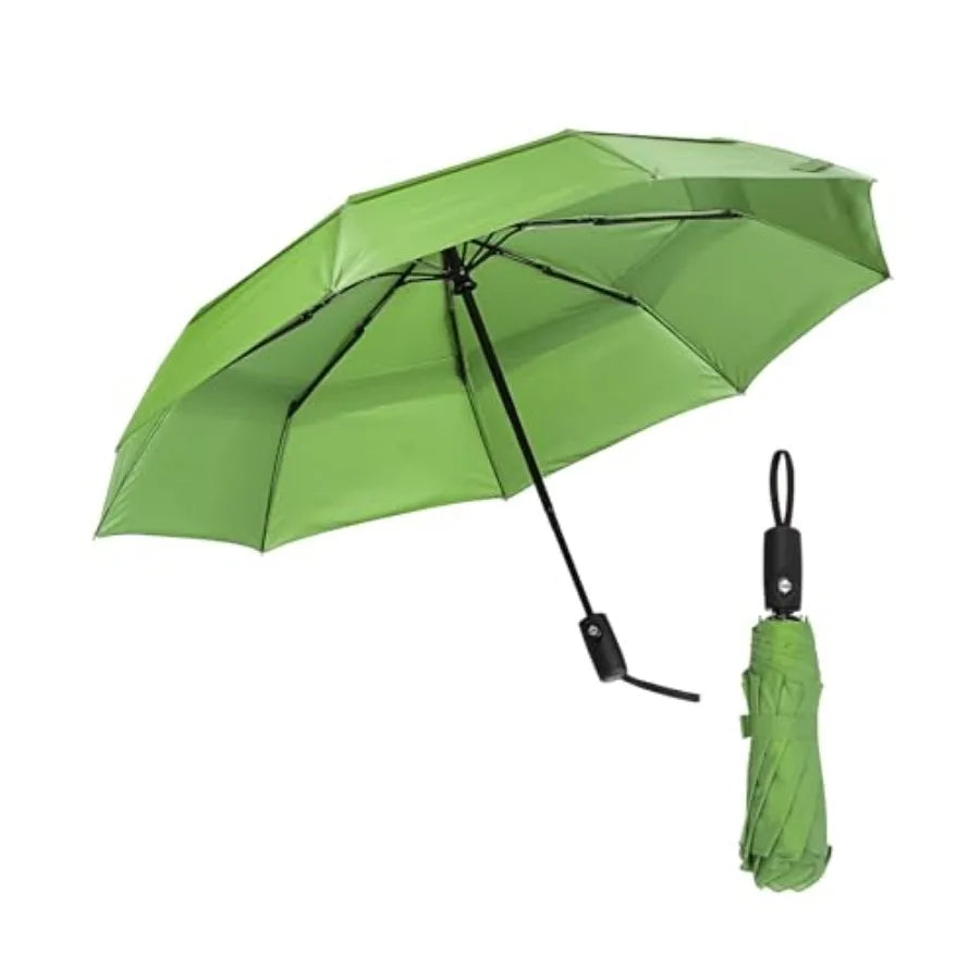 Compact Windproof Travel Umbrella – Auto Open/Close, Water-Resistant