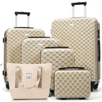 5/6-Piece Hardside Luggage Set – Lightweight & Expandable