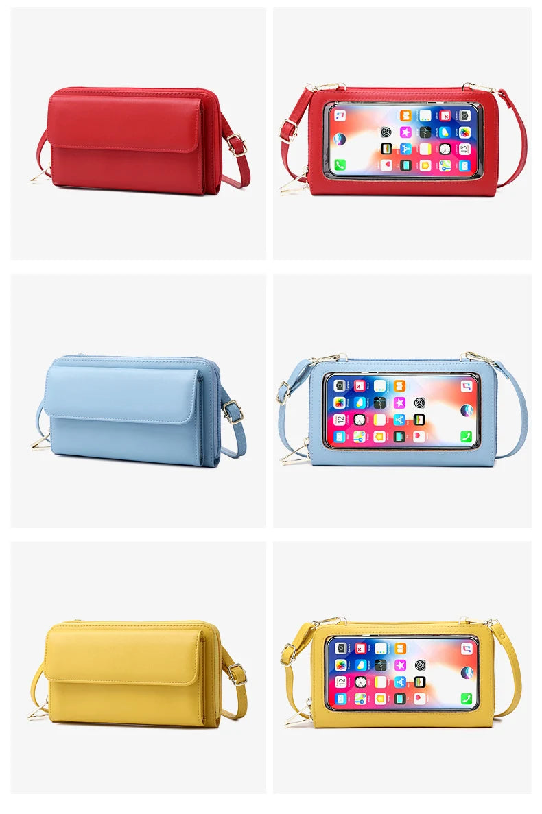 RFID Touchscreen Phone Wallet Crossbody