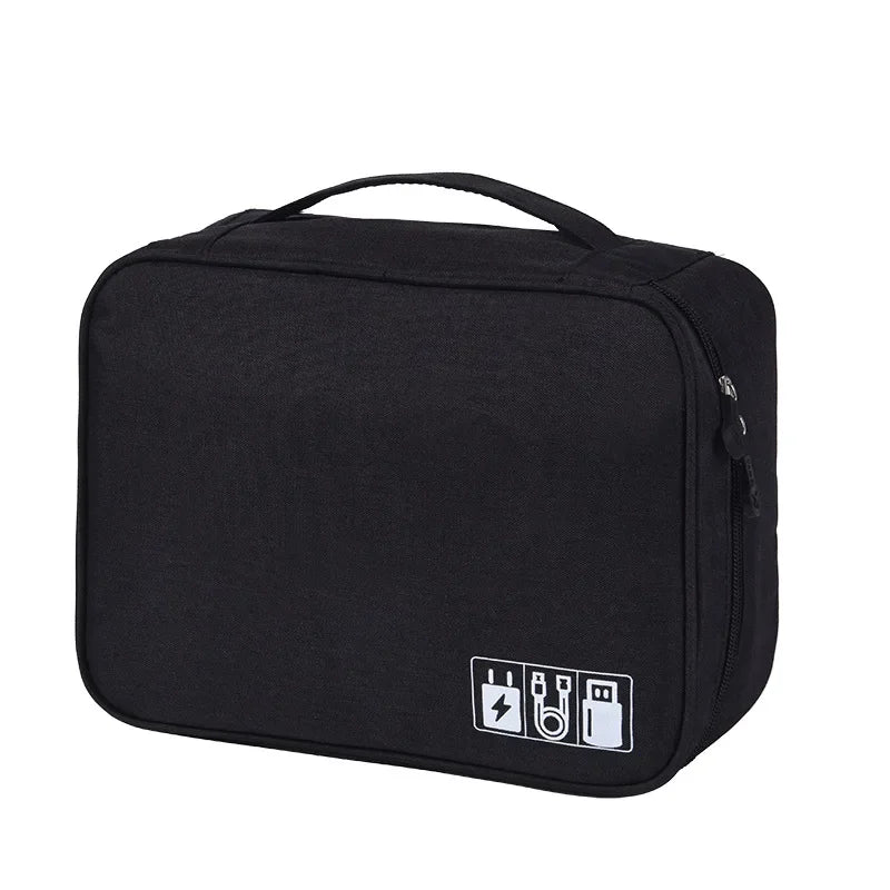Large Capacity Travel Electronics Accessories Organizer