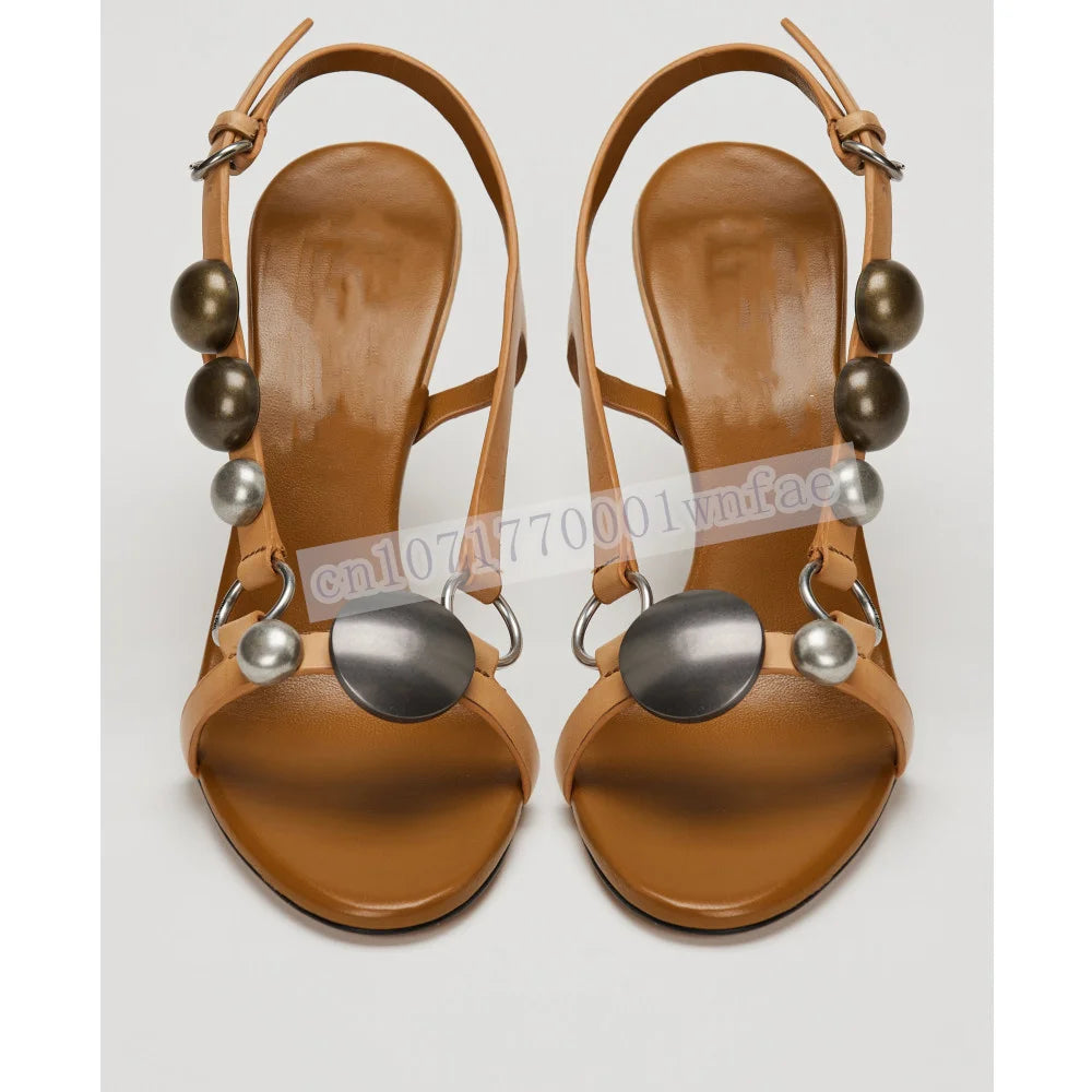 Women's Vintage Leather Slingback Sandals