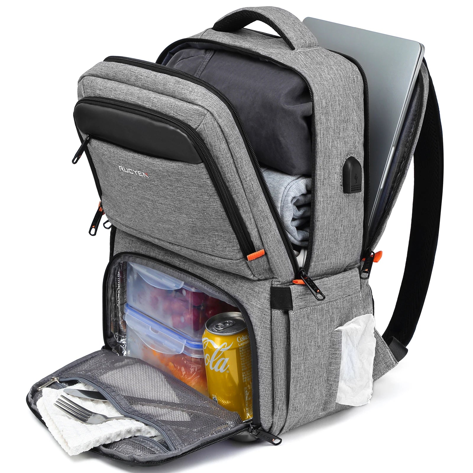 Insulated Multifunctional Cooler Travel Backpack