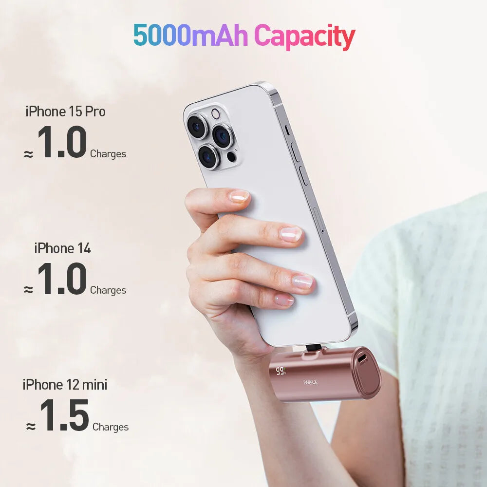 2 in 1 Mini Lipstick Power Bank