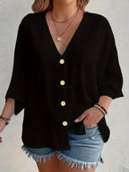Women's Breathable V-Neck T-shirt
