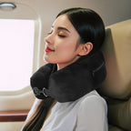 Neck Pillow w/Fillable Clothing U-Shaped Pillowcase