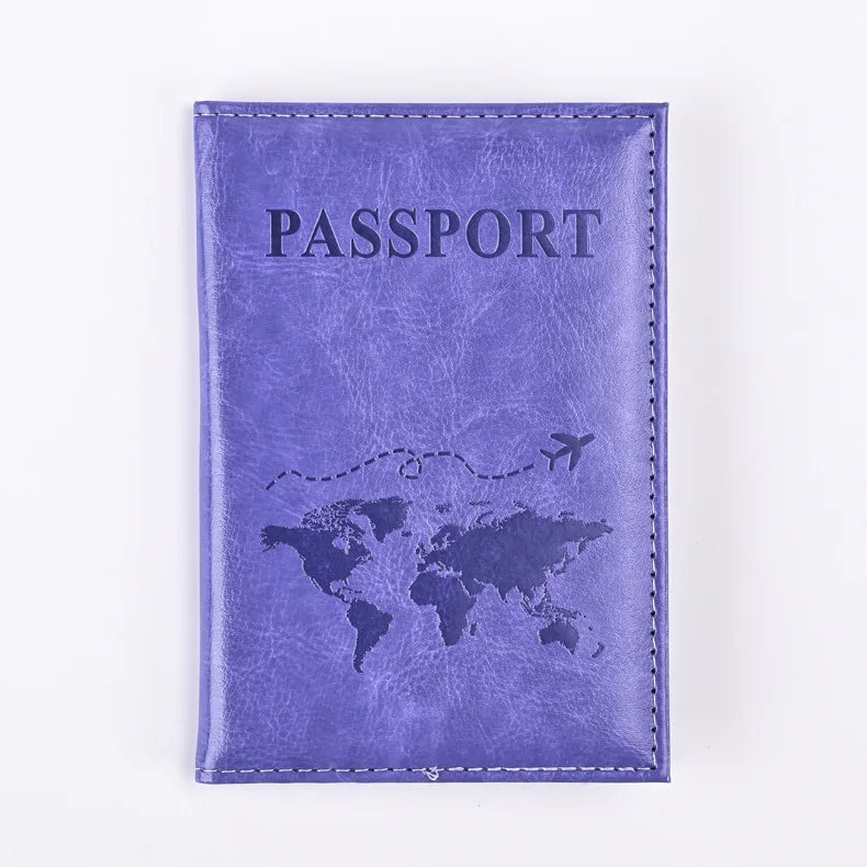 Sleek Grey Passport Cover – Slim Travel Wallet