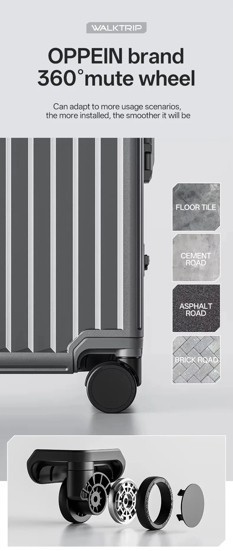 20/24/26/28" New Luxury Hard Shell Luggage