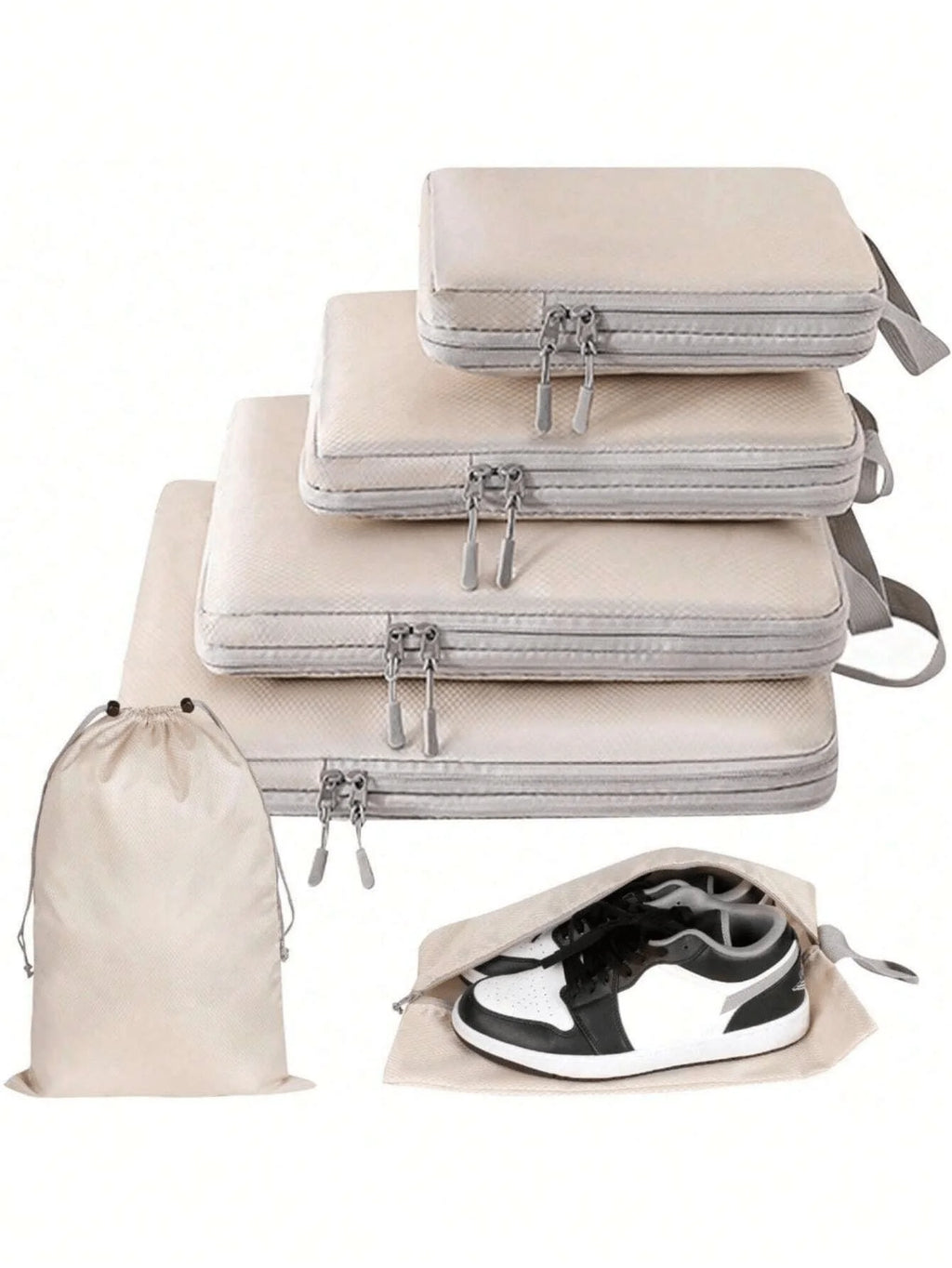 6 Pcs Compression Travel Cubes
