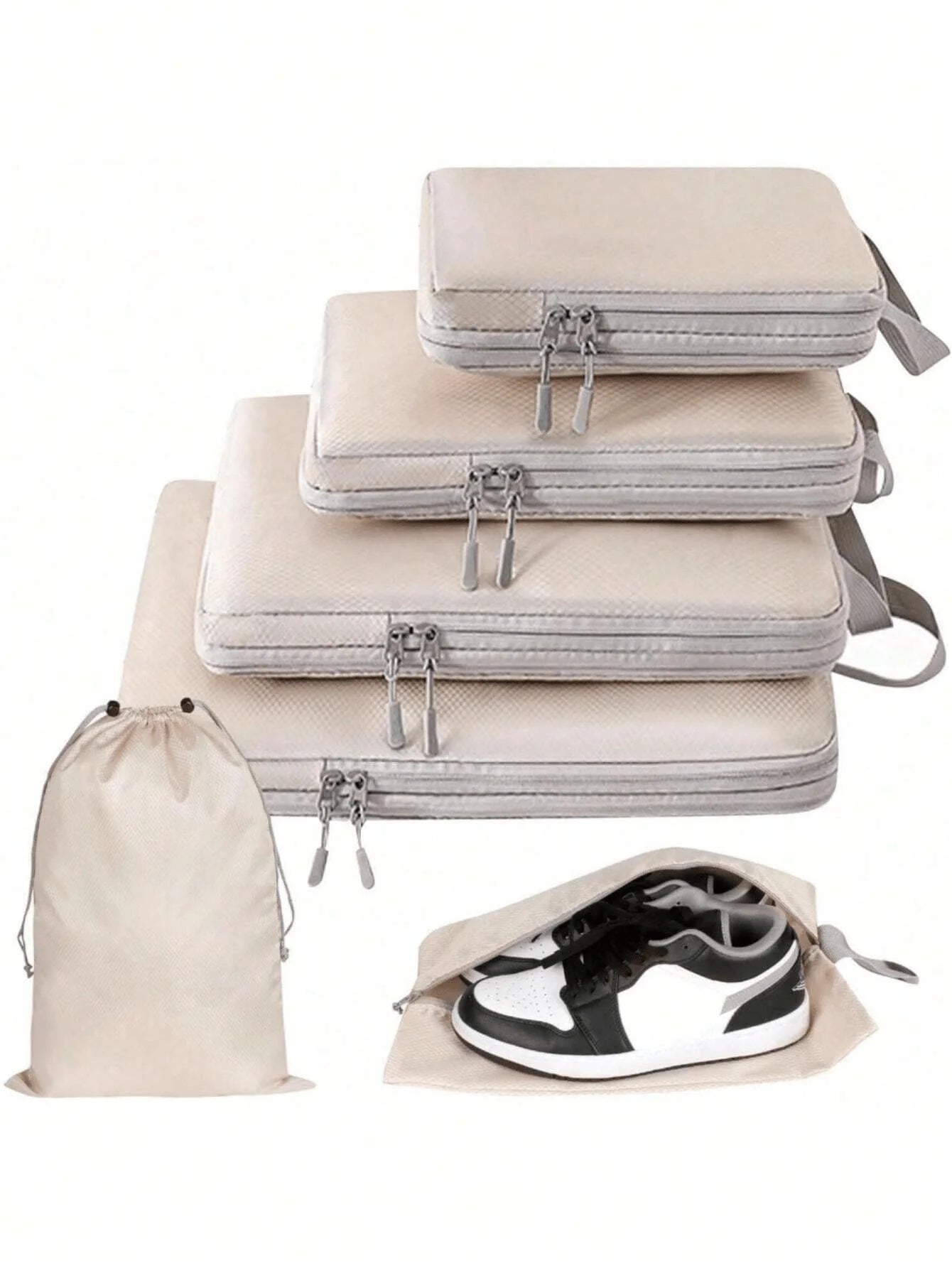 6 Pcs Compression Travel Cubes