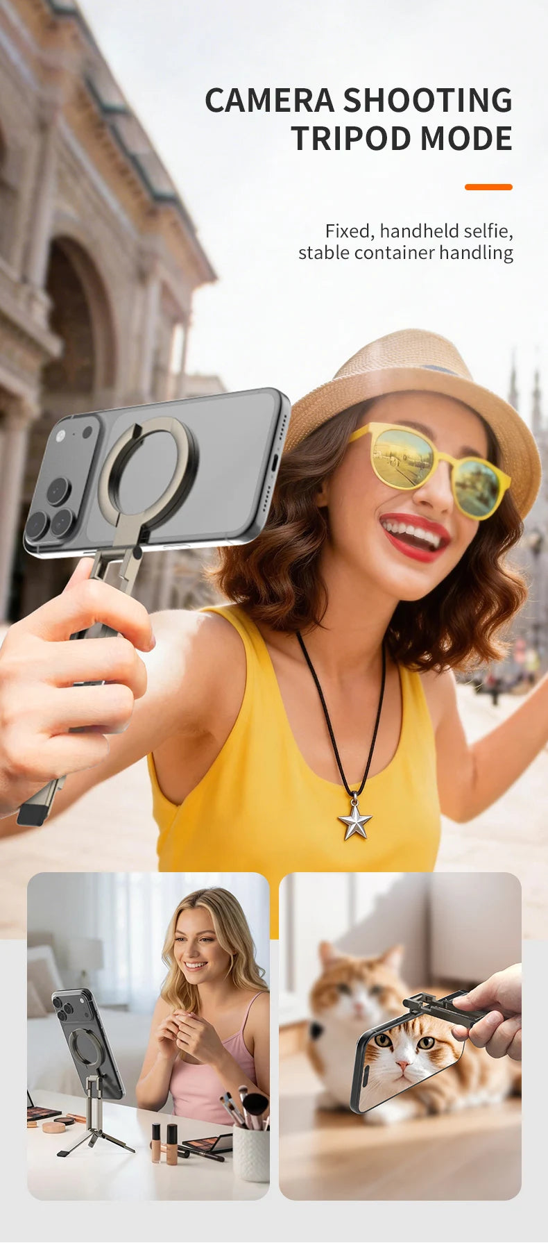 Travel Magnetic Selfie Phone Holder