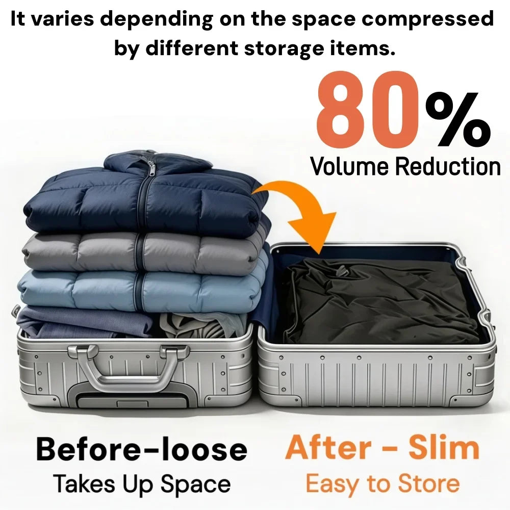 Travel Vacuum Bags & Pump Options