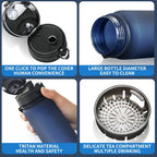 500ML 1000ML BPA Free Leak Proof Gym Bottle