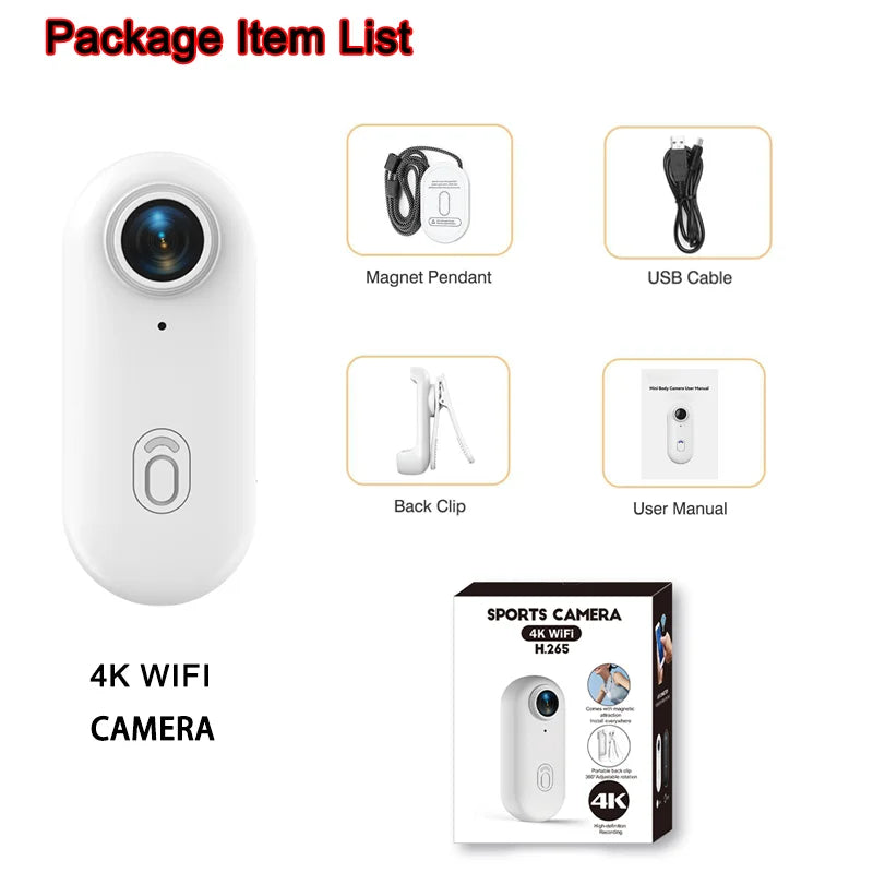 4K Mini Vlog Camera with WiFi