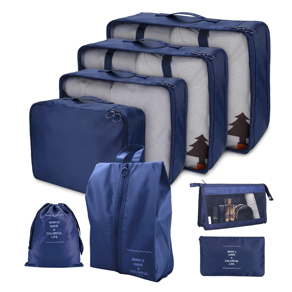 8Pcs Travel Packing Cube Set