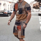 Men's Retro Cool Breathable Shorts Set