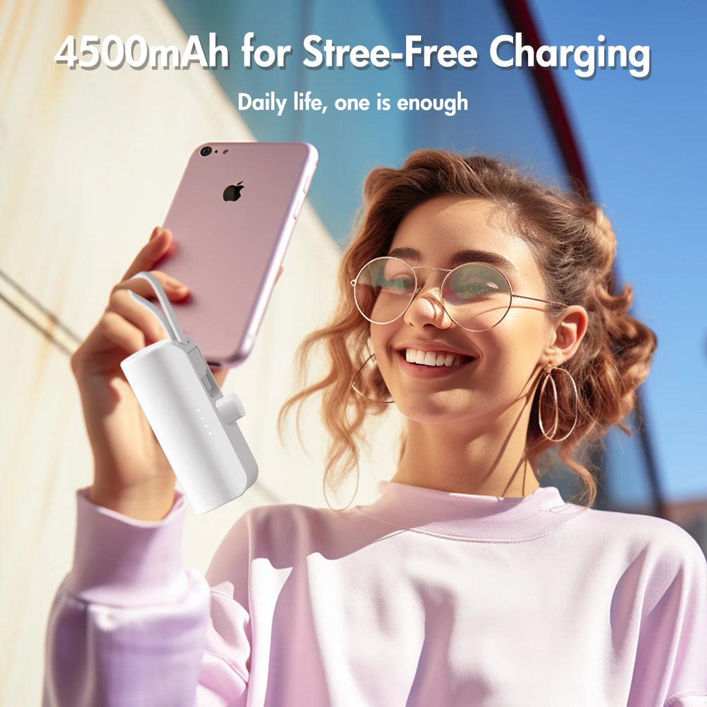 Mini Power Bank Dual USB-C Ports