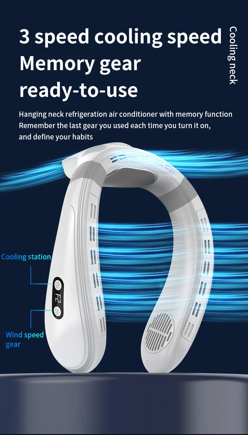 Rechargeable Portable Neck Fan