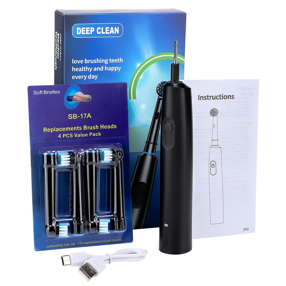 Smart Rotating Timing Electric Toothbrush