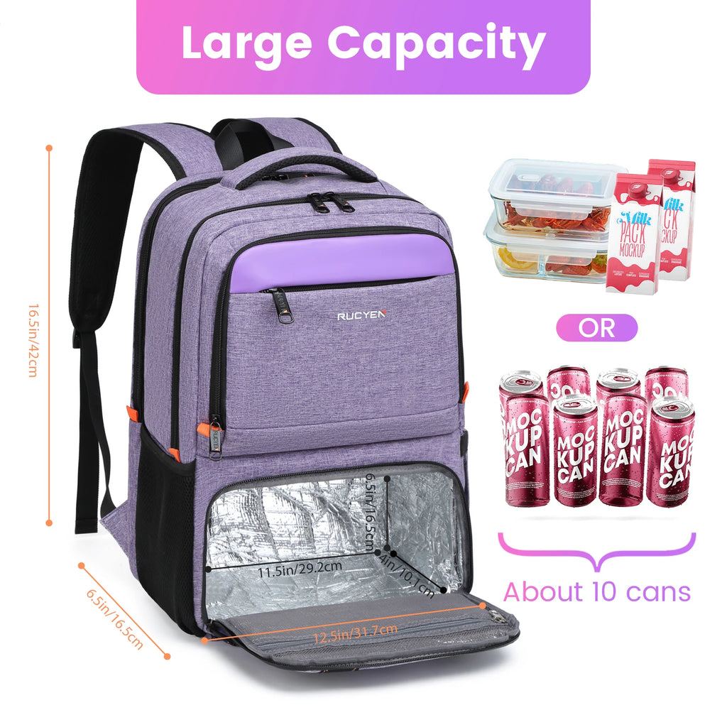 Insulated Multifunctional Cooler Travel Backpack