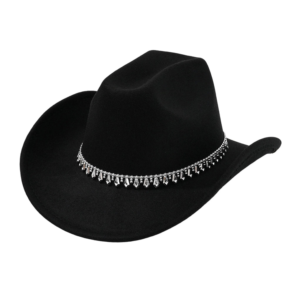 Elegant Wide Brim Fedora Hat
