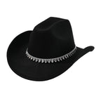 Elegant Wide Brim Fedora Hat